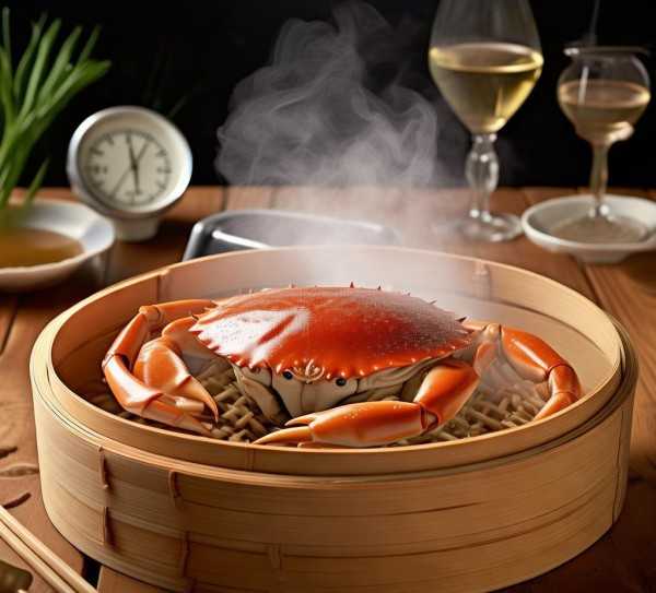 大闸蟹蒸煮时间揭秘，解锁蟹肉鲜美的烹饪技巧