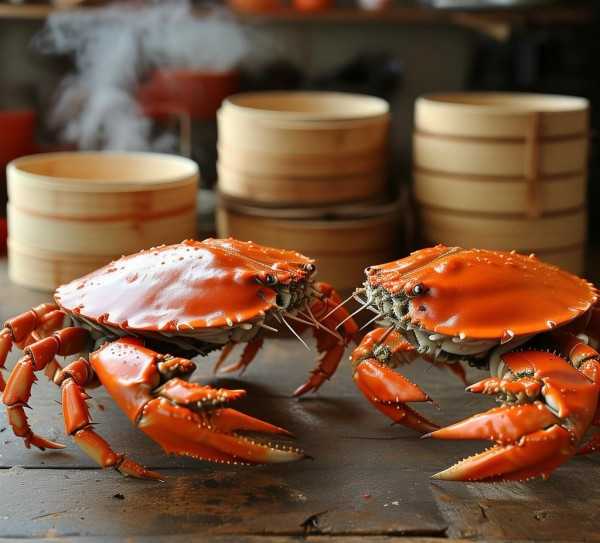 大闸蟹公母争霸，谁才是餐桌上的美味之王？,大闸蟹公母之争，究竟哪个更好吃？,美食,蛋白,第1张