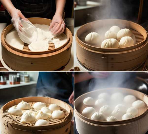 蒸馒头快速秘籍，几分钟搞定从准备到出锅！