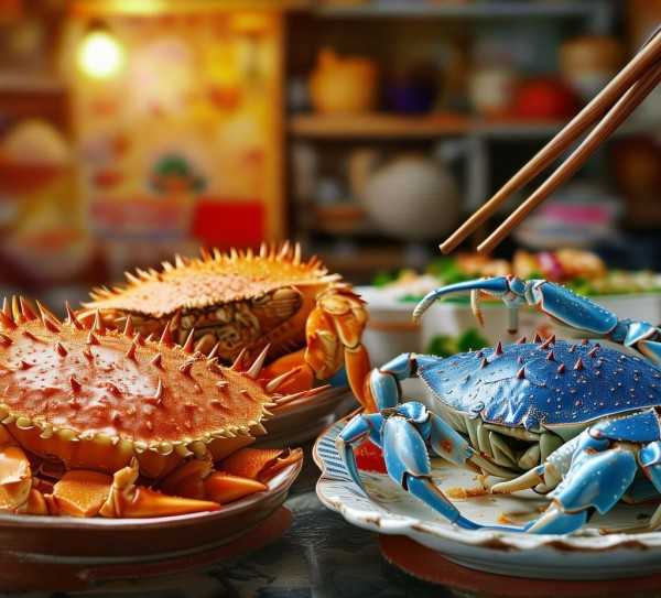 大闸蟹VS梭子蟹，味蕾对决，谁才是蟹中王者？