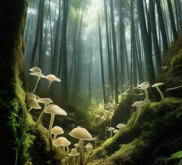 探寻竹荪神秘生长秘境