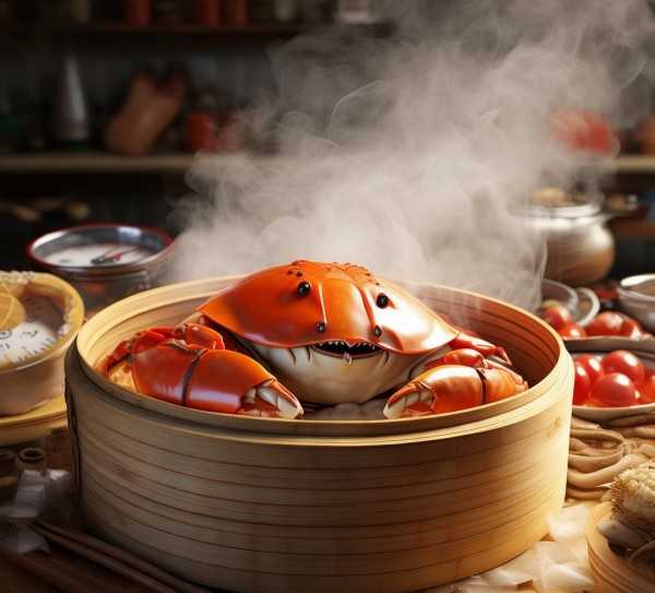 蒸蟹最佳时间与技巧揭秘，面包蟹熟透的秘密